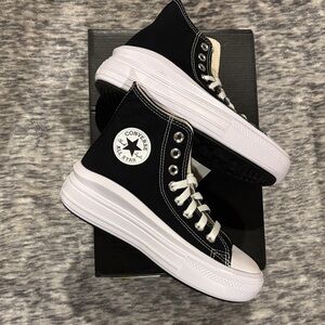 Converse Chuck Taylor All Star Lift Platform High Top Black White 197
